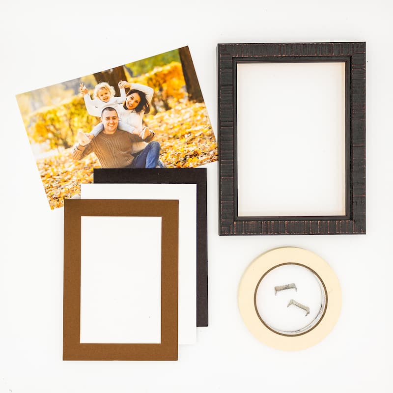 8x10 Mat for 6x8 Photo Aged Oak Brown Matboard for Frames Measuring 8