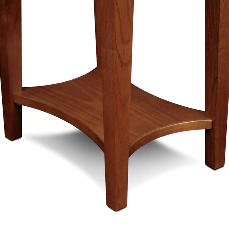 Hardwood Oval Side Table