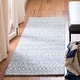 preview thumbnail 6 of 47, SAFAVIEH Handmade Micro-Loop Ljubica Wool Rug 2'3" x 11' - Blue/Ivory