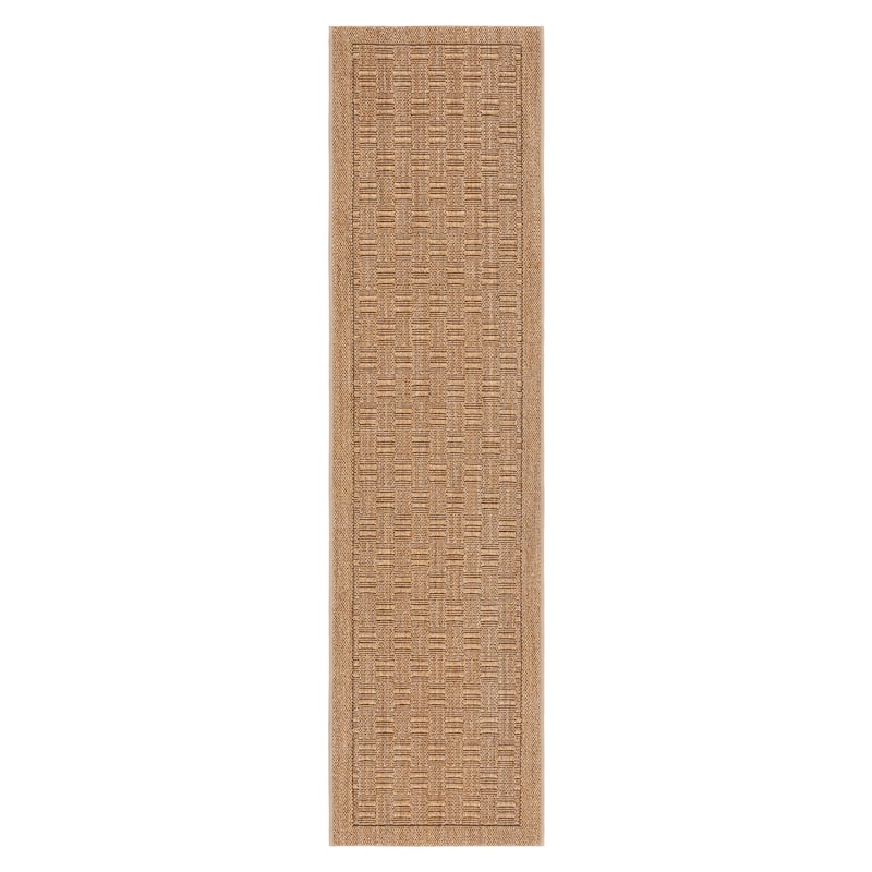 SAFAVIEH, Palm Beach Zettie Modern Sisal Rug - 2'3" x 10' Runner - Natural