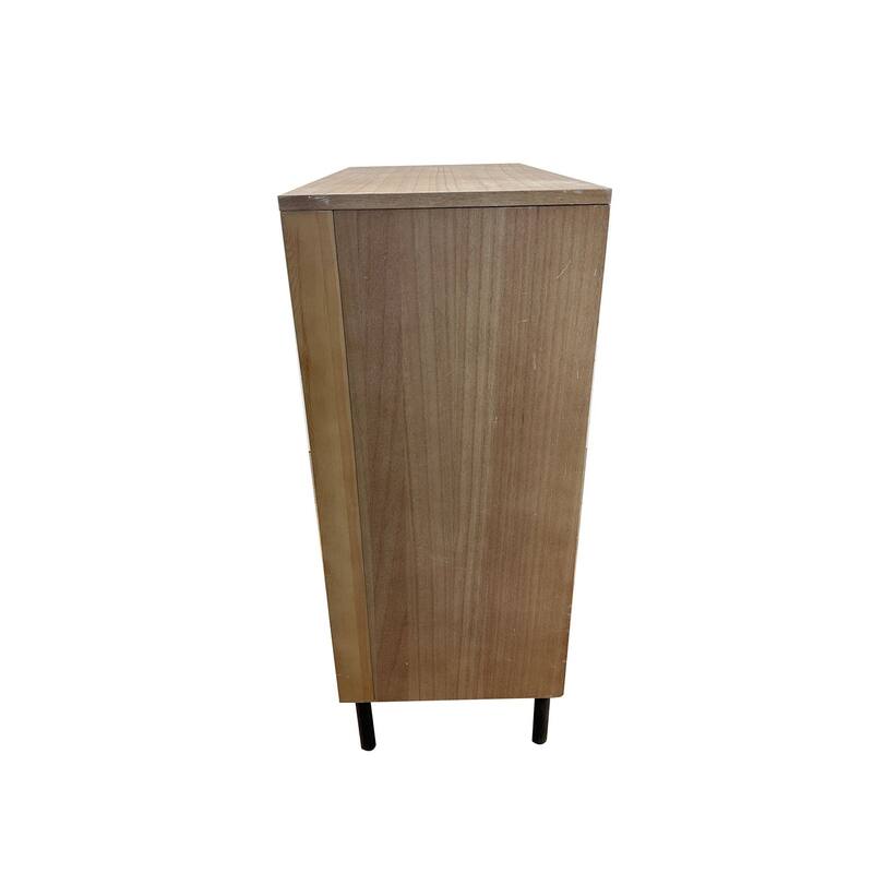 32" Tall Hand-Carved Large Storage Farmhouse Accent Cabinet