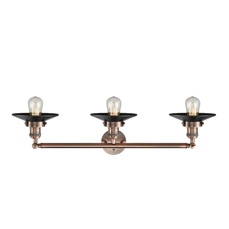 Innovations Lighting Railroad 3 Light 32" Wide Bathroom Vanity Light