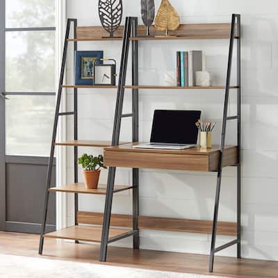 Simple Living Denton Ladder Desk and Bookshelf 2-Piece Set