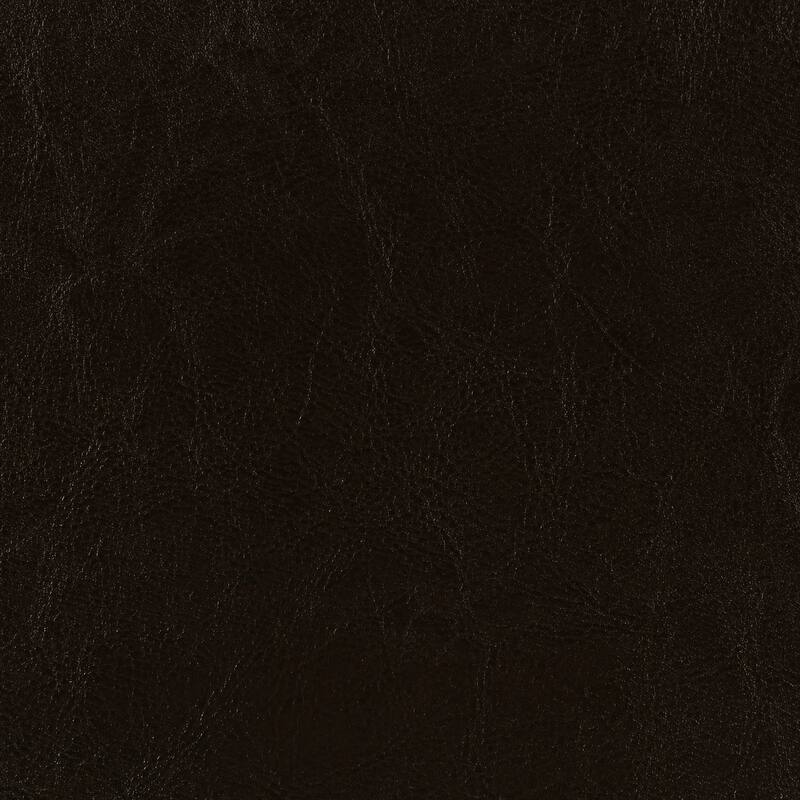 Upholstered Eastern King Panel Bed in Classic Brown