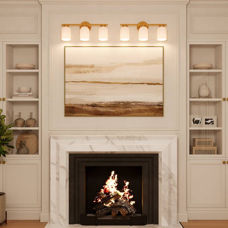 Acroma 3 - Light Dimmable Vanity Light Metal Bathroom Vanity Light - 3-light