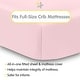 preview thumbnail 21 of 41, BreathableBaby All-in-One Fitted Sheet & Waterproof Cover for 52" x 28" Crib Mattress (2-Pack)