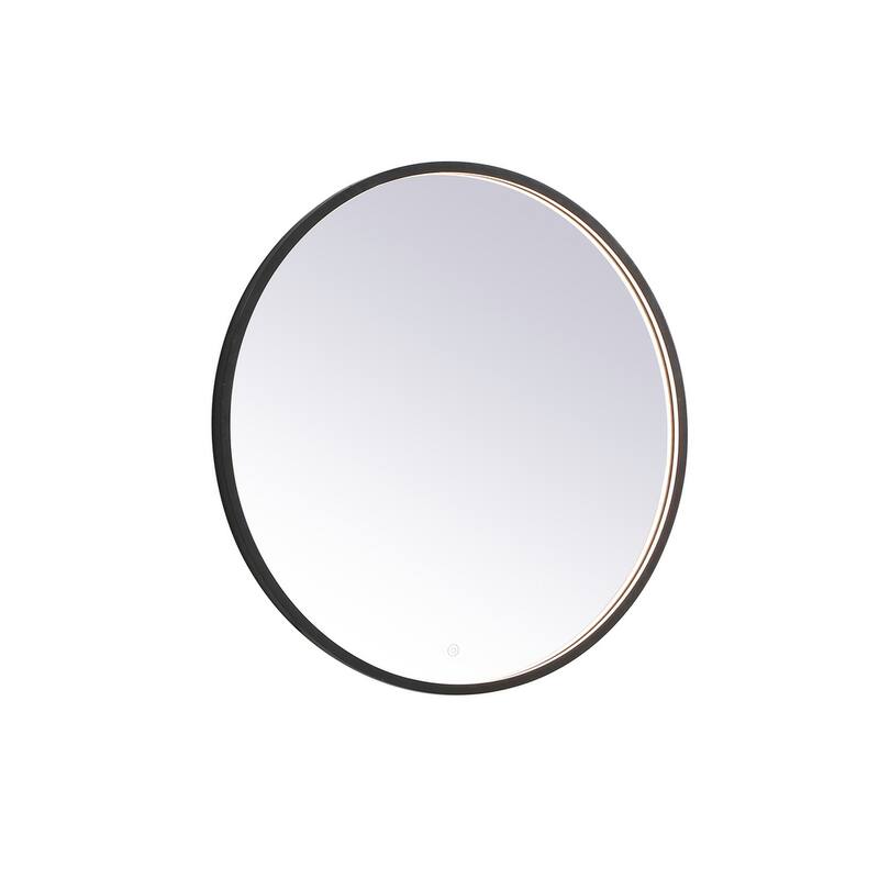 Indigo Home 32 inch LED mirror with adjustable color temperature - Black