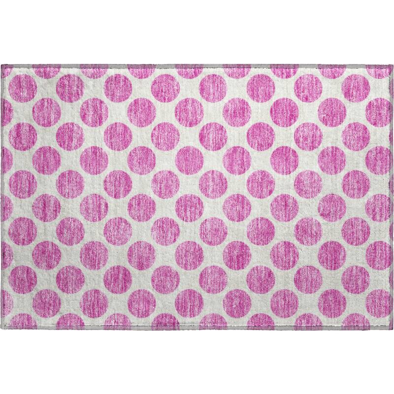 Premium Washable Super Soft Geo Dots Mayfield Rug