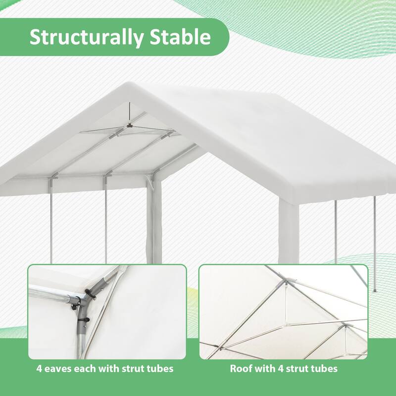 GDFStudio - Nashua Waterproof Event Protection Outdoor Gazebo Pavilion Shelter Tent