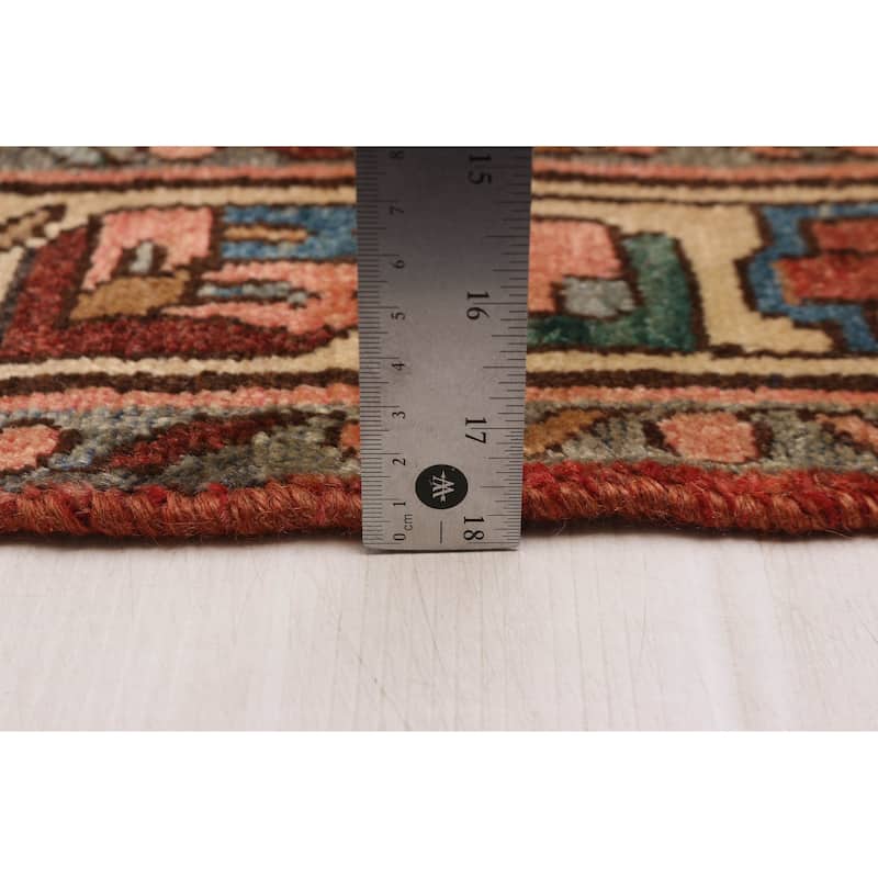 ECARPETGALLERY Hand-knotted Andelz Red Wool Rug - 3'7 x 9'2
