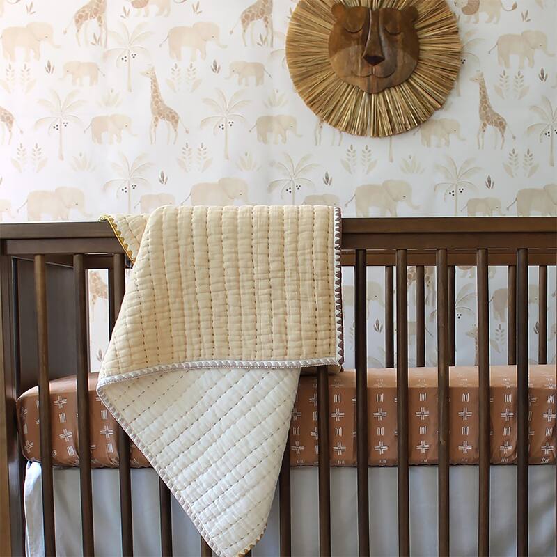 Crane Baby Nursery Wallpaper