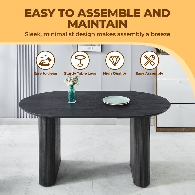 Extendable Multi Function Table MDF Top for Dining Office and Coffee