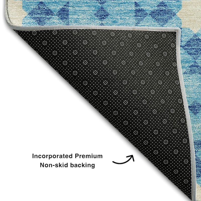 Premium Washable Super Soft Modern Mosaic Mayfield Rug
