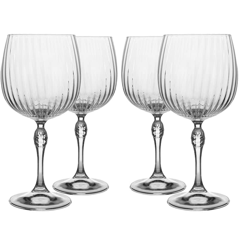 Bormioli Rocco America '20s Gin Tonic Glass, Set of 4 - 25.25 oz. - 25.25 oz. - 4 Piece