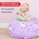 preview thumbnail 5 of 6, Stuff 'n Sit Large 33'' Bean Bag Storage Cover for Stuffed Animals & Toys, Giant Beanbag Chair for Plush