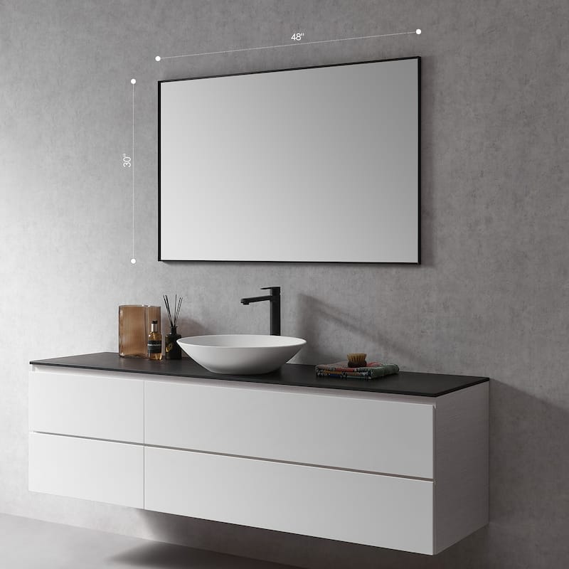 Altair Sassi Bathroom/Vanity Aluminum Framed Wall Mirror
