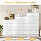 preview thumbnail 28 of 62, 6-Drawer Large Dresser For Bedroom And Chest Of Drawers With Sturdy Construction Wood Storage Organizer For Closet
