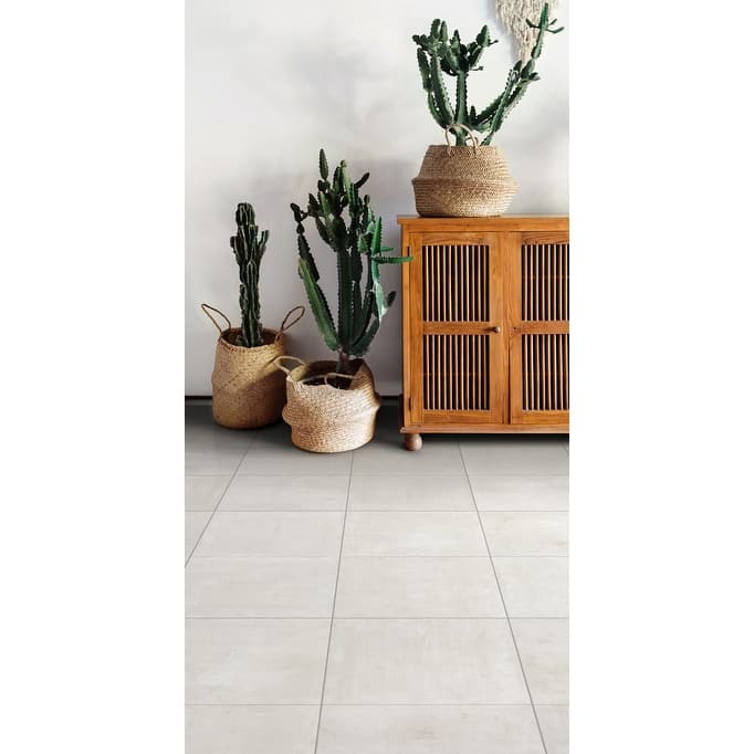 COREtec VV840-12272 CT Tile 18" x 36" Smooth Vinyl Flooring - Sold by - Romano Cement