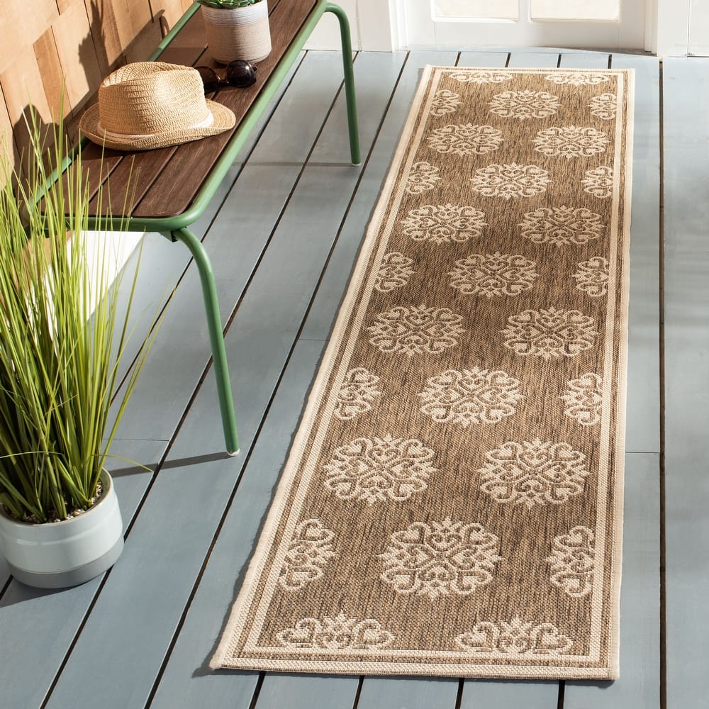 SAFAVIEH Beach House Indoor/ Outdoor Waterproof Patio Backyard Rug