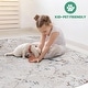 preview thumbnail 6 of 7, LOOM & LUXE Collection Multi/Contemporary Non-Shedding Area Rug