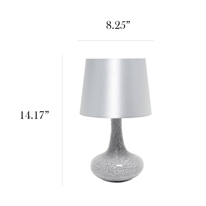 The Curated Nomad Blakey Mosaic Tiled Glass Table Lamp