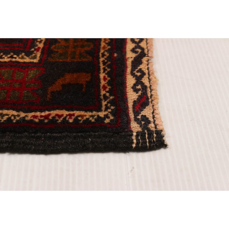 Teimani Red Rug 3'11" x 6'3" - 3'11 x 6'3