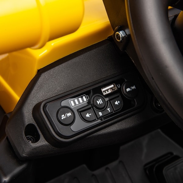 slide 2 of 10, CAT Loader 12V Ride-on Assembly Required - Yellow