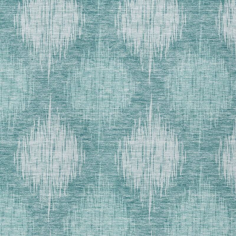 HomeRoots Ikat Transitional Rectangle Outdoor Rug