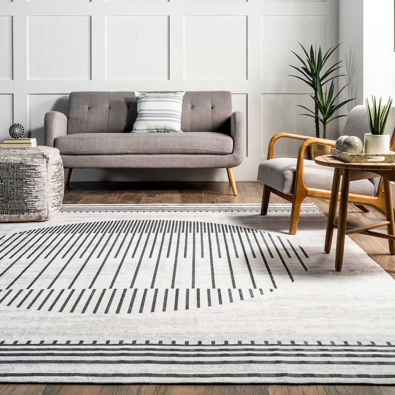 Nuloom Modern Sun SpinClean Machine Washable Area Rug