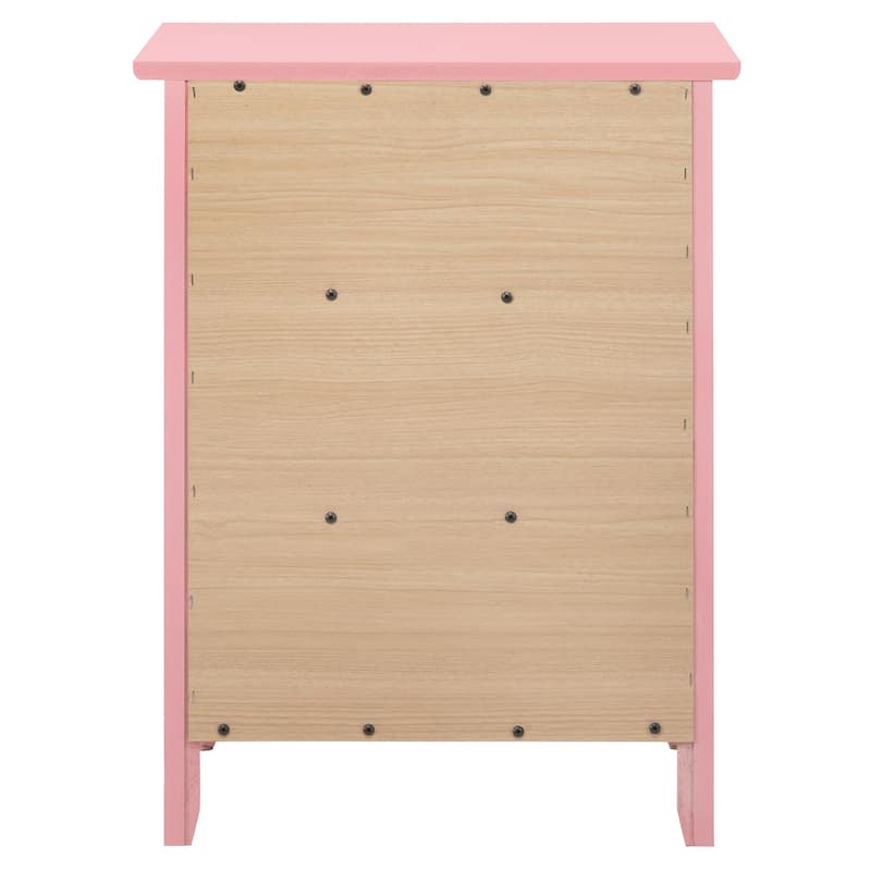Charming Contemporary Nightstand - Pink