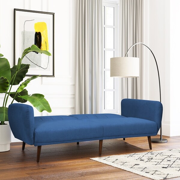 Costway Convertible Futon Sofa Bed Adjustable Couch Sleeper w