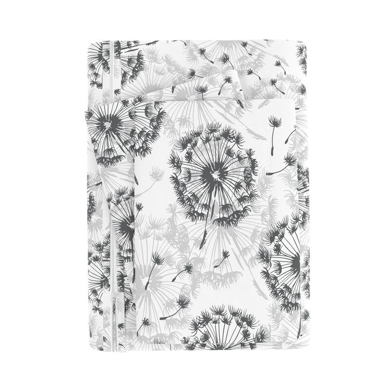 Becky Cameron Make a Wish Dandelion 3 Piece Duvet Cover Set