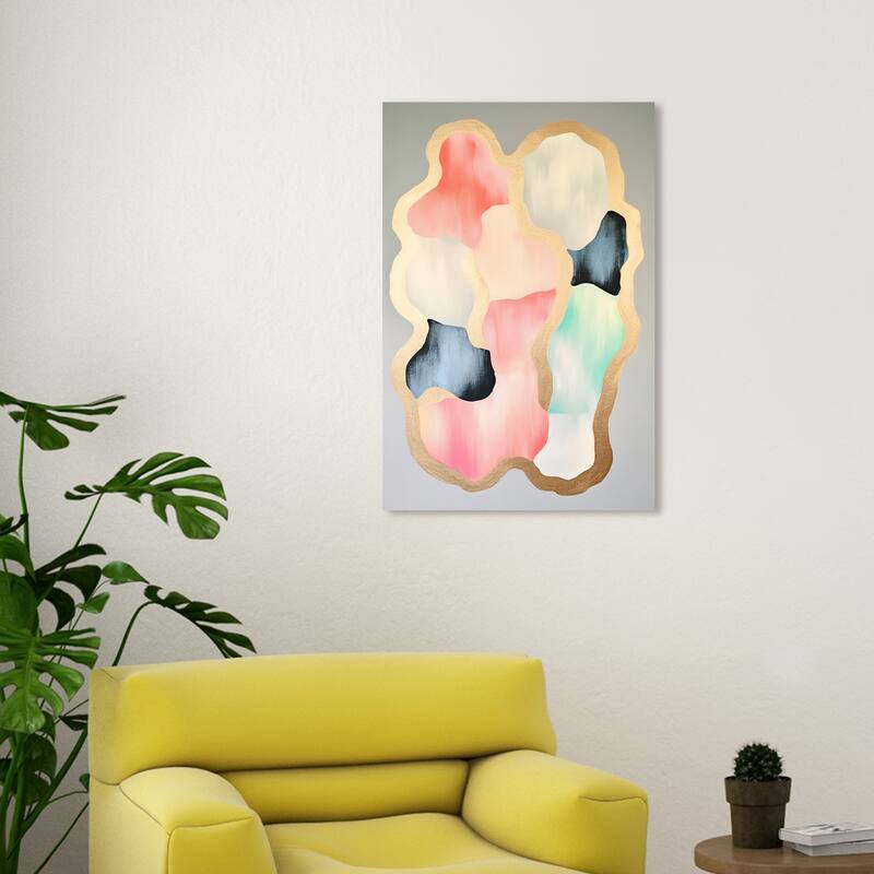 Wynwood Studio Canvas Abstract Some Chakras Gold and Metallic Gold Modern & Contemporary Wall Art Canvas Print