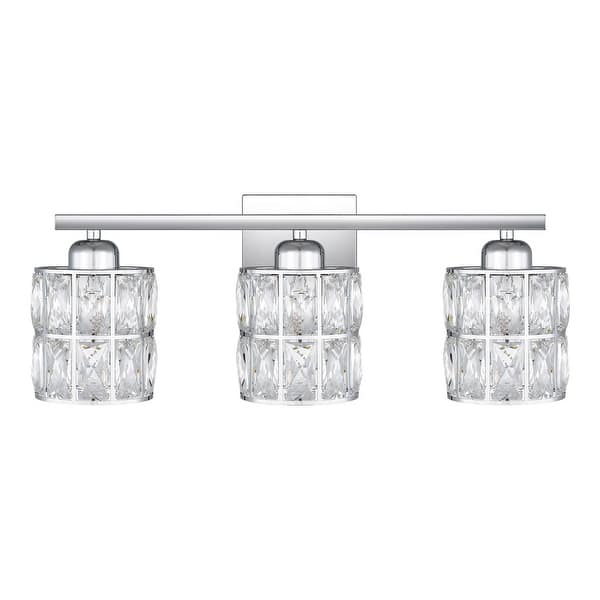 slide 2 of 5, Gibson Three Light Bath Polished Chrome