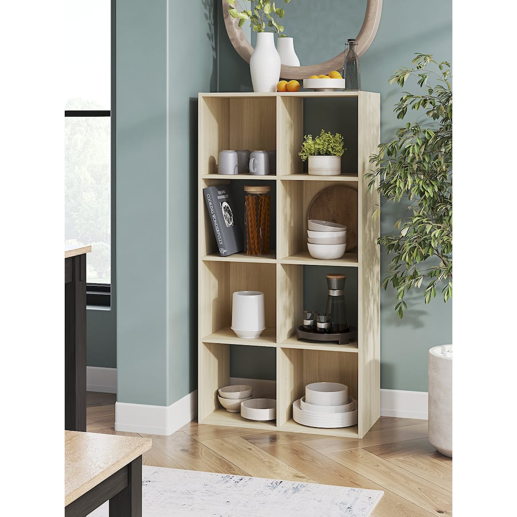 Signature Design by Ashley Piperton Brown 8 Cube Organizer - 24" W x 12" D x 47" H
