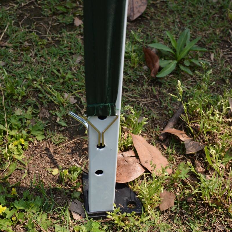 10 ft. x 10 ft. Green Straight Leg Pop-Up Canopy