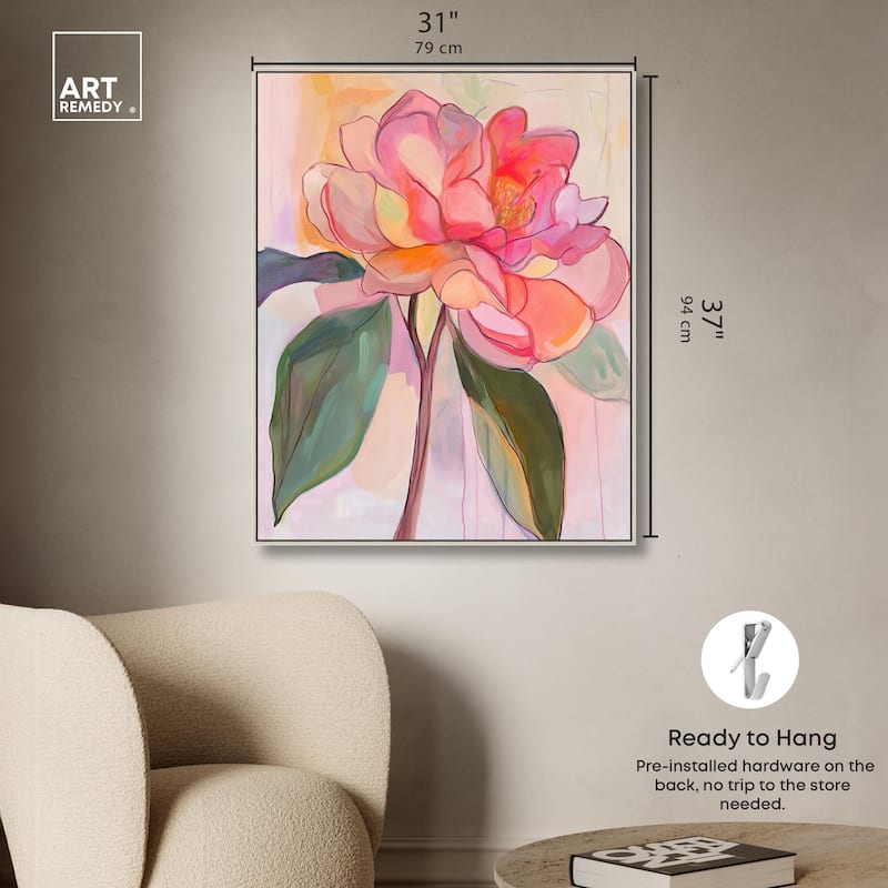 Softly Unfurling I Canvas by Art Remedy