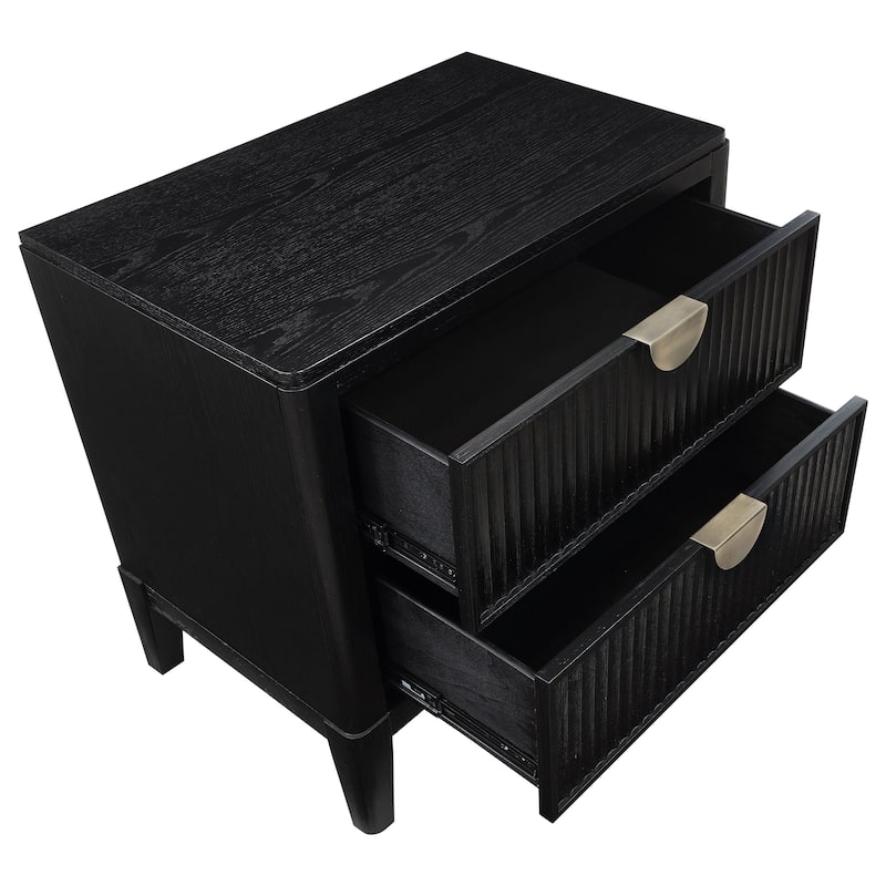 Brookmead Transitional Panel Bedroom Set Black