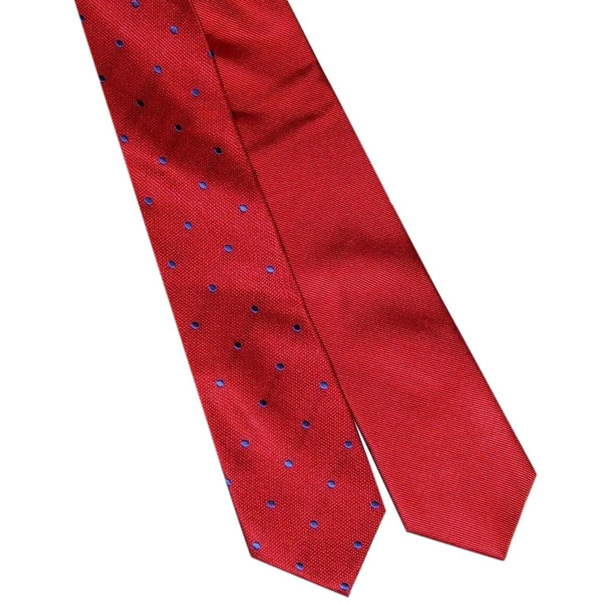 red silk tie