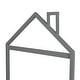 preview thumbnail 8 of 8, Gray Full Size Full Size House Bed with Trundle and Roof for Children