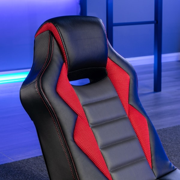 X Rocker Hydra 2.0 Poltrona Gaming Pieghevole Con Audio 2.0 Sul Poggiatesta – Colore Rosso