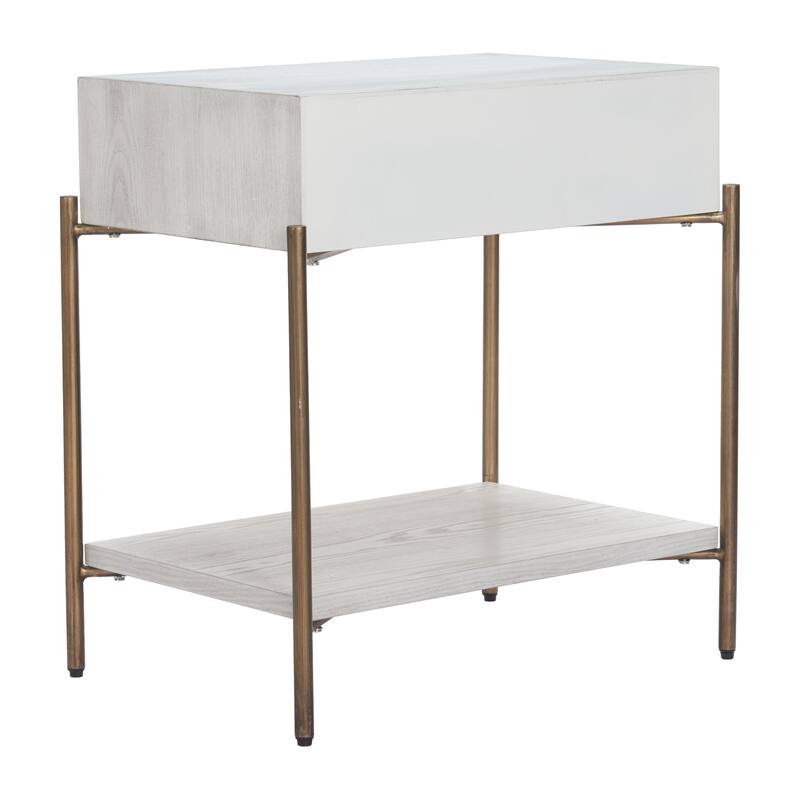 Yoru Side Table Oak White