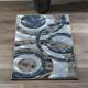 Orelsi Collection Abstract Area Rug