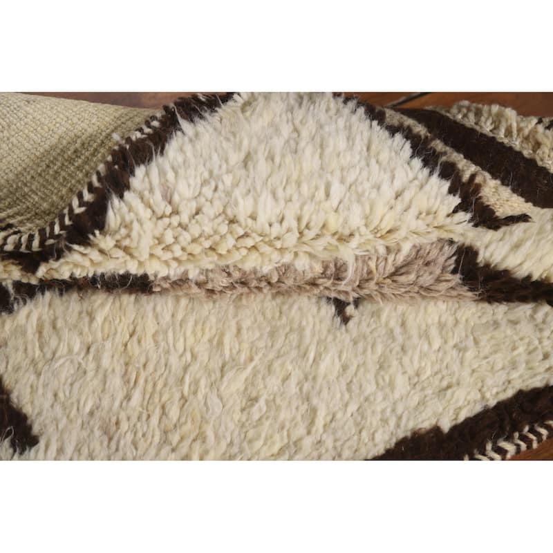 Anatolian Oriental Runner Rug Natural Dye Hand-knotted Wool Carpet - 3'0"x 10'5"