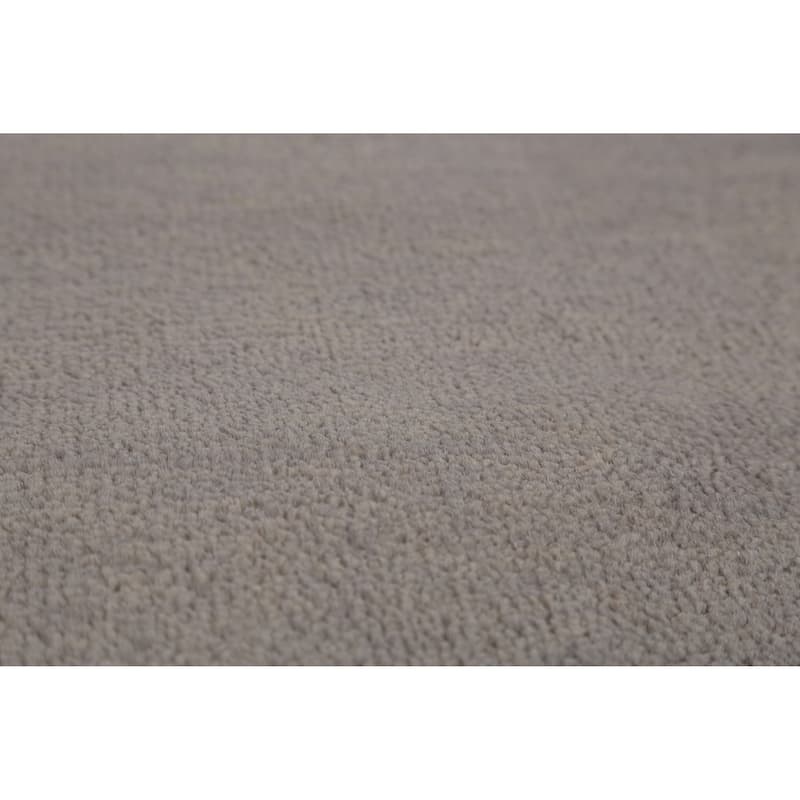 Hand Knotted Oriental 100% Wool Carpet Modern Solid Brown Gabbeh Area Rug - 13' 0'' X 10' 3''