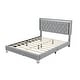 preview thumbnail 18 of 16, 3-Pieces Bedroom Sets,Queen Size Upholstered Platform Bed with LED Lights and Two Nightstands