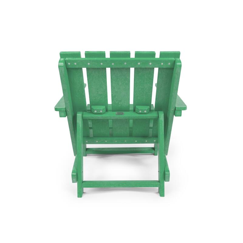 Amalfi Fully Assembled All-Weather HDPE Outdoor Folding Modern Adirondack Chair