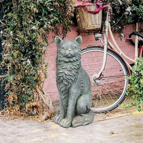 Design Toscano King Olav V Norwegian Forest Cat Statue Each