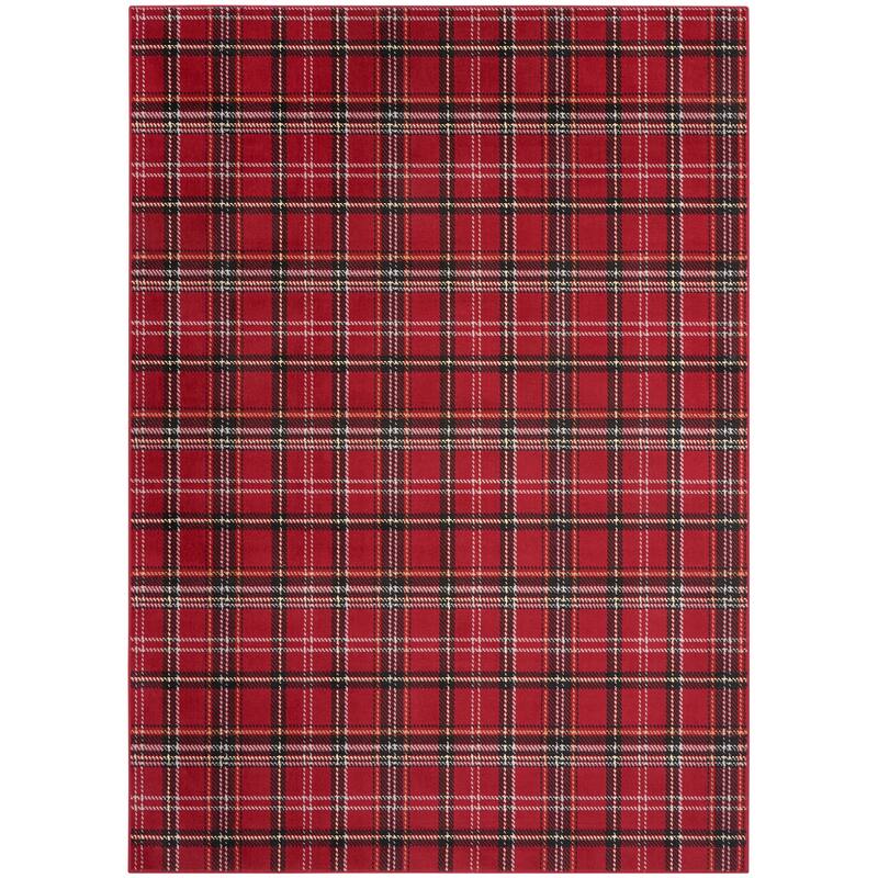 Nourison Grafix Plaid Farmhouse Area Rug