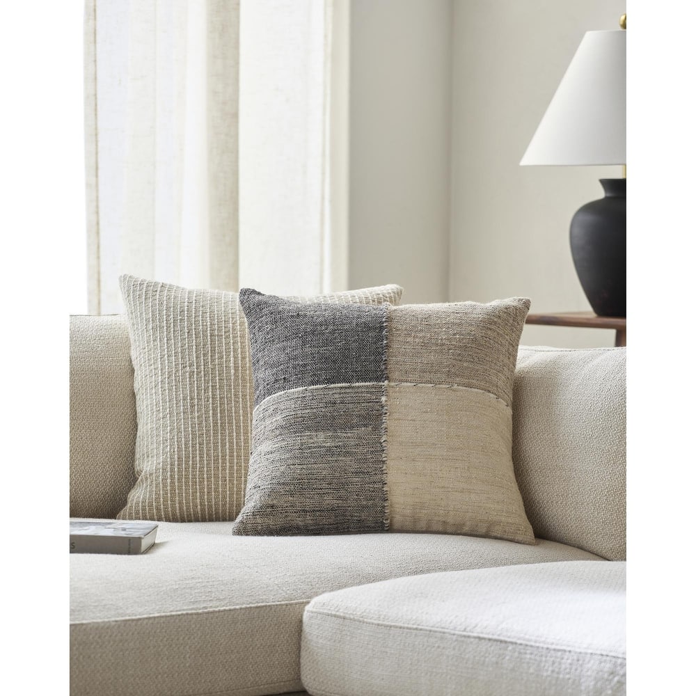 Zoey Modern & Contemporary Color Block Accent Pillow